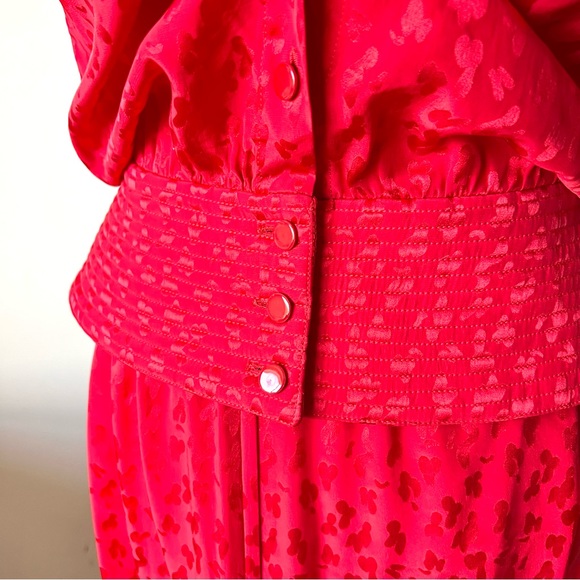 Vintage CHARLES BIANCO Italian Collection Silk Structured Skirt Set—SZ. 8 - Picture 8 of 17